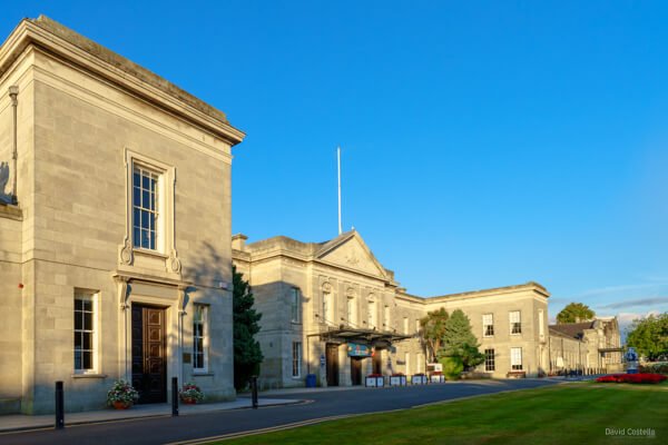 The RDS in Dublin Photographed on a clear August morning.